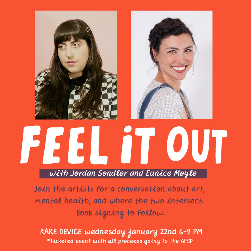 A photo of Jordan Sondler and Eunice Moyle to promote the book event. 