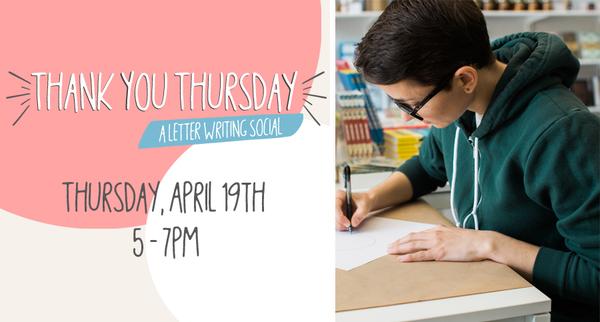 Thank You Thursday: A Letter Writing Social