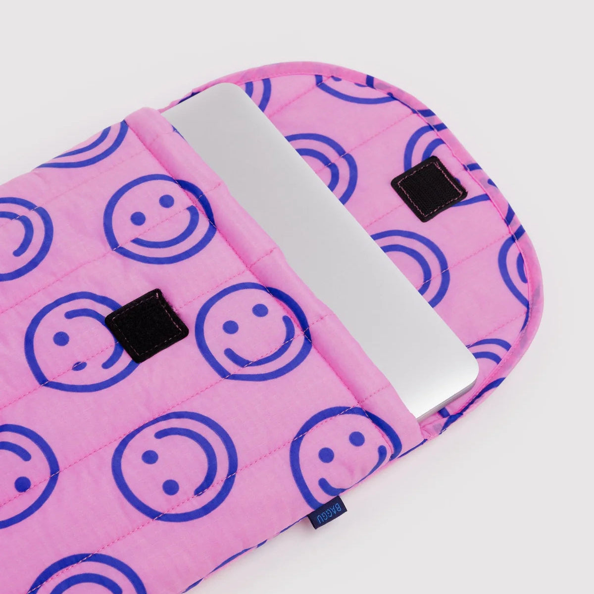 Puffy Laptop Sleeve 13"/14" - Pop Pink Happy