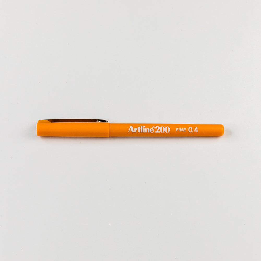 Artline 200 Pen .04mm - Orange