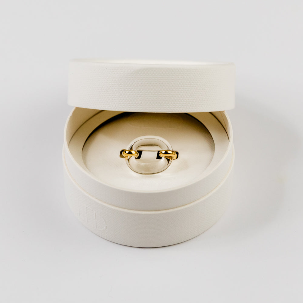 In The Loop Ring - 14K Gold Filled, Clear Air