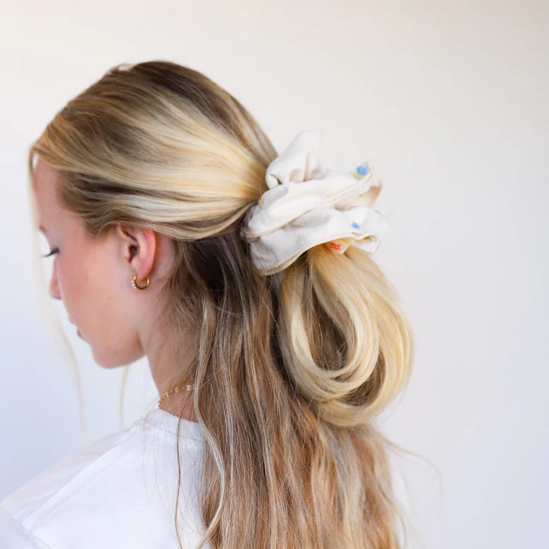 Cream Farmers Market Corset Scrunchie