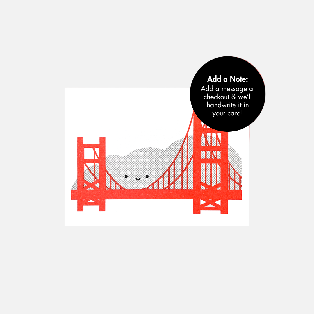 Golden Gate Bridge and Karl Mini Card