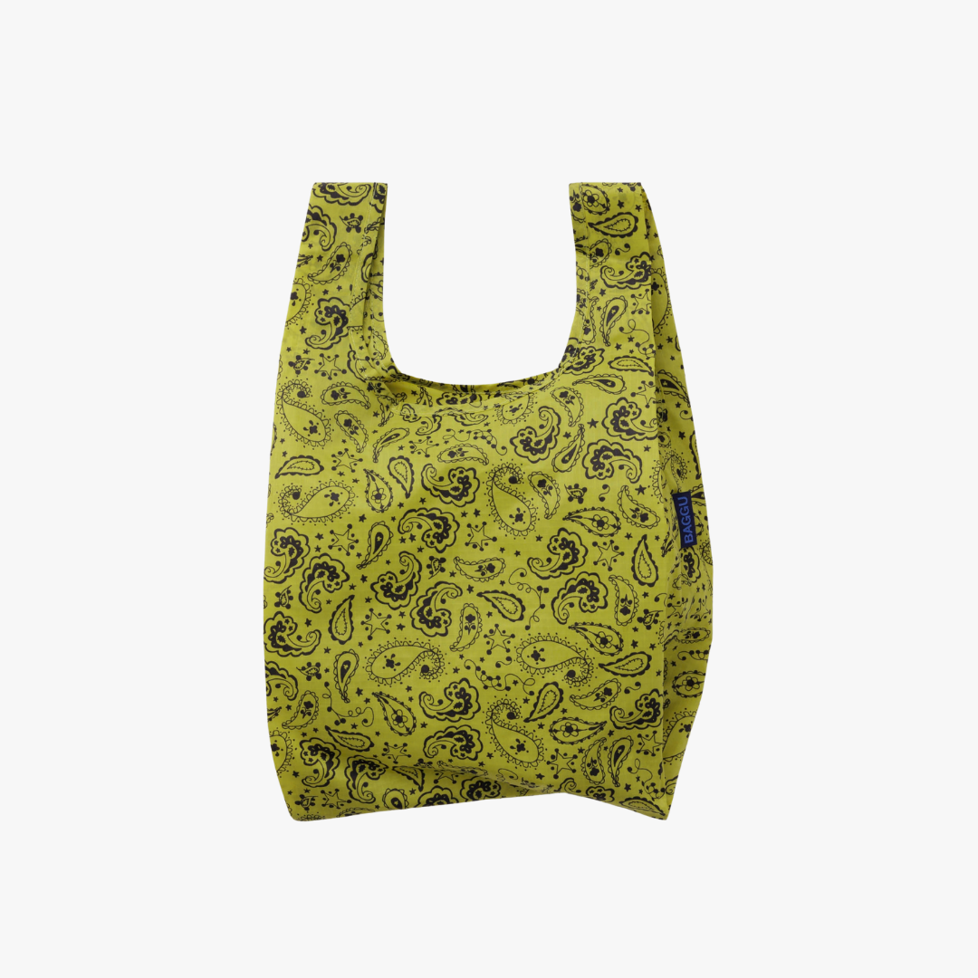 Baby Baggu - Chartreuse Paisley