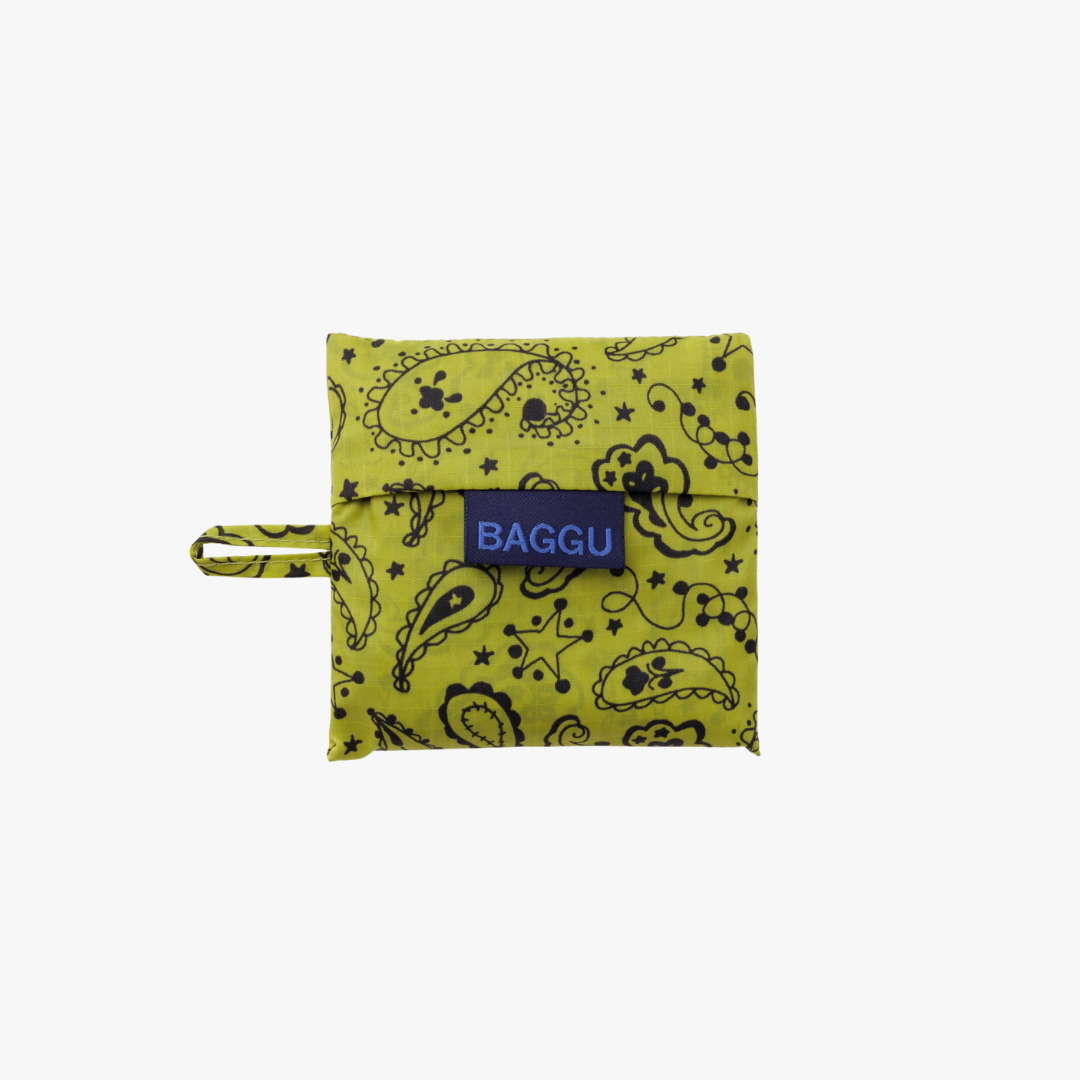 Baby Baggu - Chartreuse Paisley