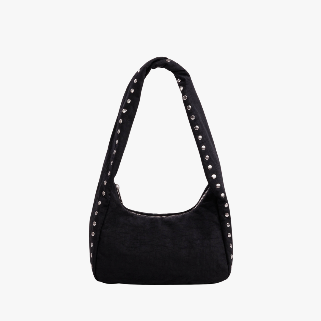 Small Nylon Meringue Bag - Studs