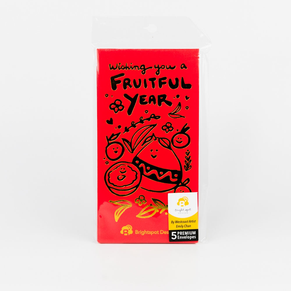 Fruitful New Year Red Envelopes