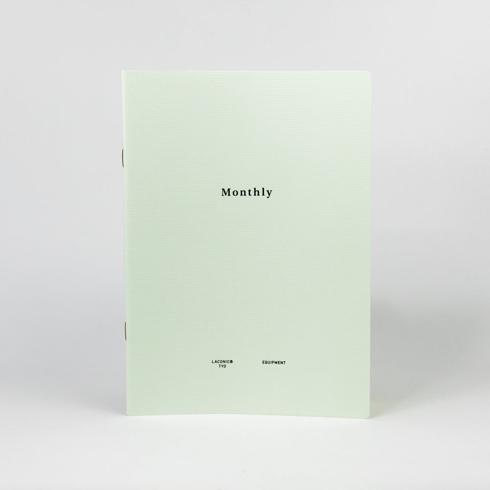Laconic Style Notebook Monthly - Mint