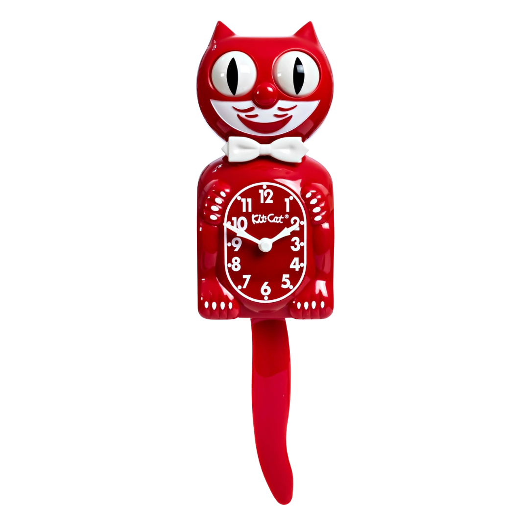 Classic Red Kit-Cat Klock