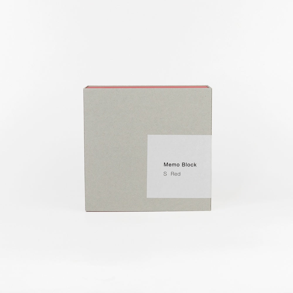 Memo Block S - Red