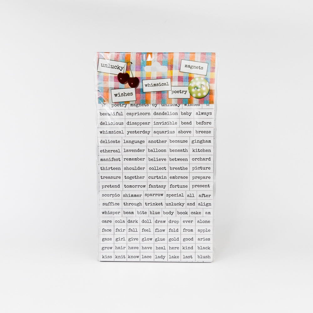 Whimsical Poetry Magnets